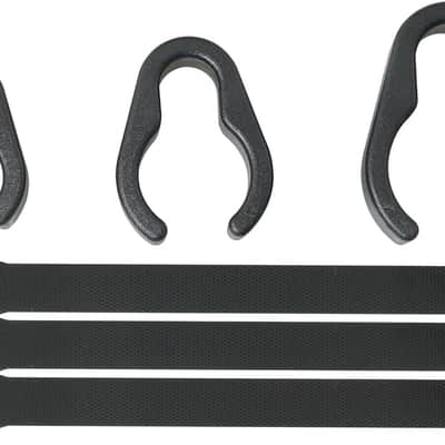 25PCS 3 Sizes Microphone Stand Cable Clips Mic Cable Clips Plastic Microphone Cable Holders Clamp Boom Pole Cable Clips Clamp Plastic Mount Flexible Mic Cable Clamps Boom Pole Cable Clips image 1