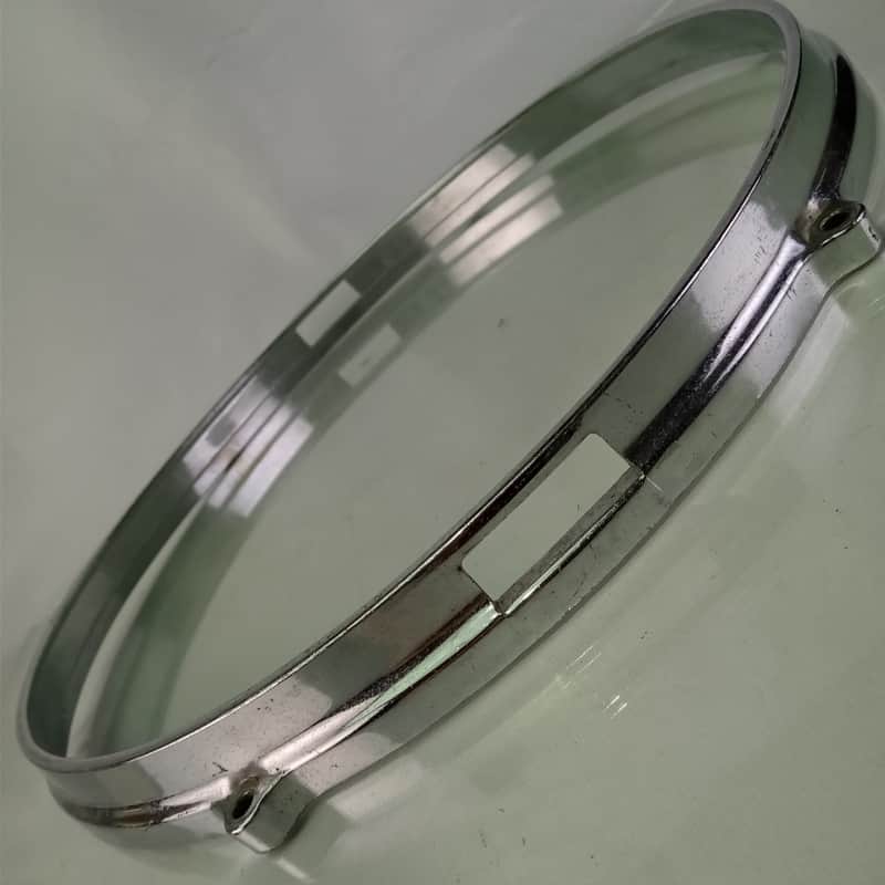 Ajax? 14" Die-Cast 6-Lug Snare Drum Resonant Side Rim/Hoop Chrome Vintage 60s image 1