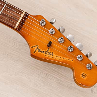1987 Fender American Vintage '62 Stratocaster Candy Apple Red, 100% Original w/ Case, Corona image 4