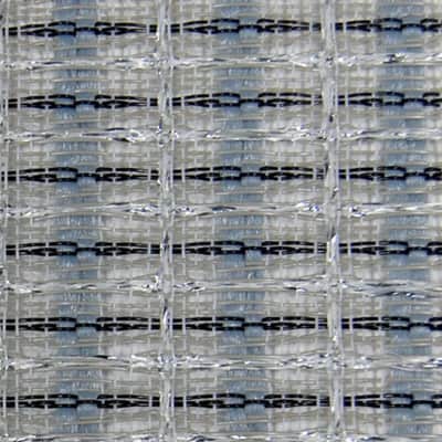 Fender Style Blue/White/Silver Grill Cloth / 36'' W<br>