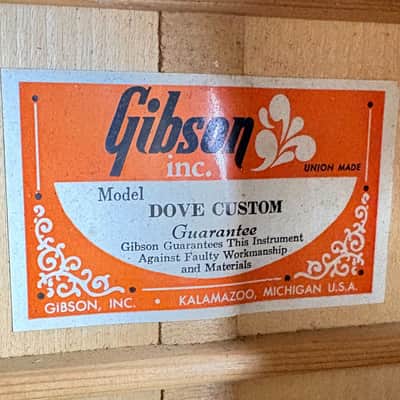 Gibson Dove Custom Akustik 1973-1975 - Natural image 6