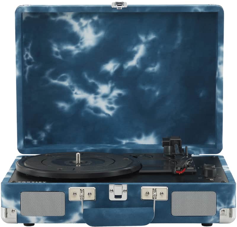 Crosley CR8005F-BU Cruiser Plus Vintage Bluetooth Turntable, Indigo image 1