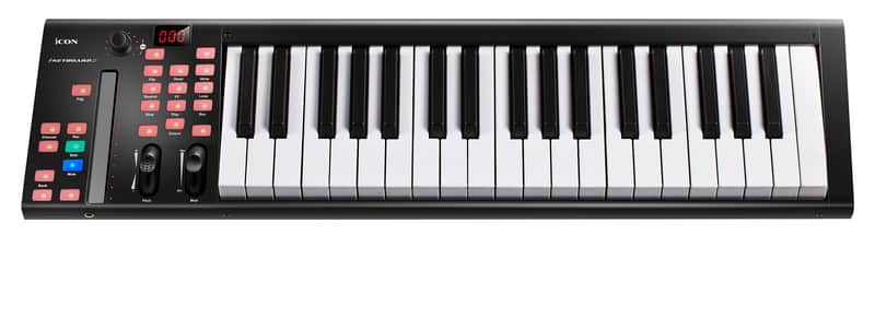 Icon Pro Audio iKeyboard 4X 37 Key Piano Keyboard with Single Channel DAW Controller image 1