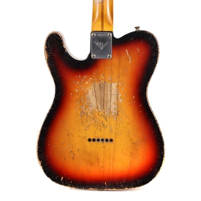 Fender Custom Shop 1955 Telecaster Masterbuilt Andy Hicks Heavy Relic 2-Tone Sunburst image 6
