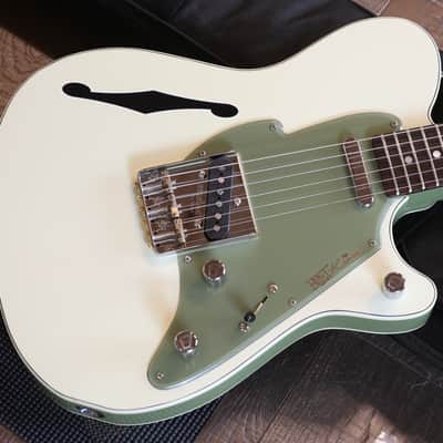 ~2019 Fret-King Country Squire Classic John Jorgensen Signature Electric Guitar Arcadia Green + OGB image 2