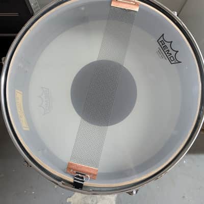 Rogers Luxor 5x14" 6-Lug Wood Snare Drum Black Diamond Pearl - Cleveland Era image 3