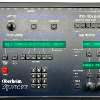 Oberheim Xpander Desktop 6-Voice Synthesizer 1984 - Black image 2