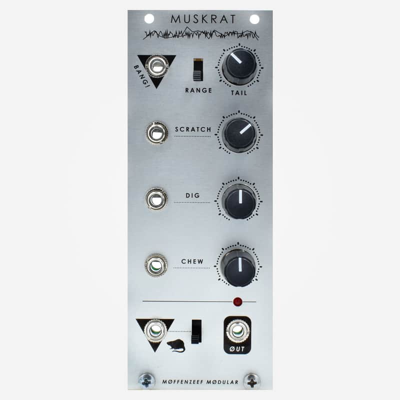 Moffenzeef Modular MUSKRAT with SOUND EXPANSION CHIPS Eurorack Glitch Percussion Module image 1