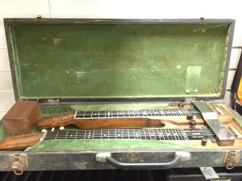 Very Rare Koa Wood Lap Steel Made for Hawaiian David Keli'i  Natural with Original Case Vintage Rare image 1