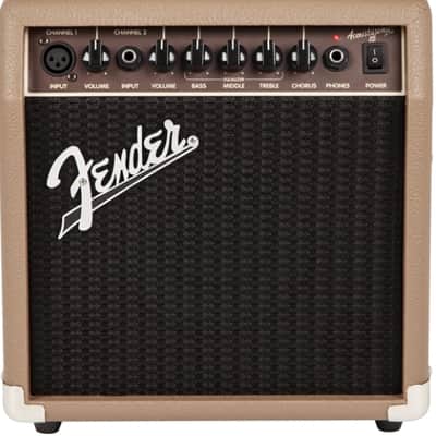 Fender Acoustasonic 15 15w 1x6 Acoustic Guitar Combo Amp image 1