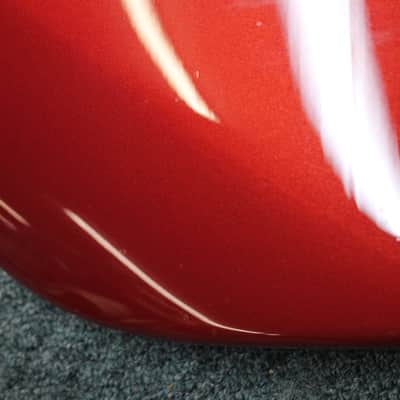 1992 Fender MIM Standard Stratocaster Vintage Tremolo Rosewood Fretboard Electric Guitar Crimson Red Metallic image 8