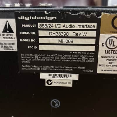 Digidesign 888 I/O Audio interface 2000s - Black image 9