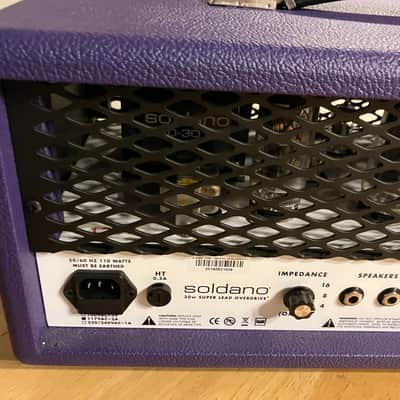 Soldano SLO 30 Head 2020's - Purple image 7