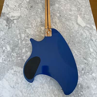 Breadwinner Copy Scalloped Fretboard Classic Blue image 4