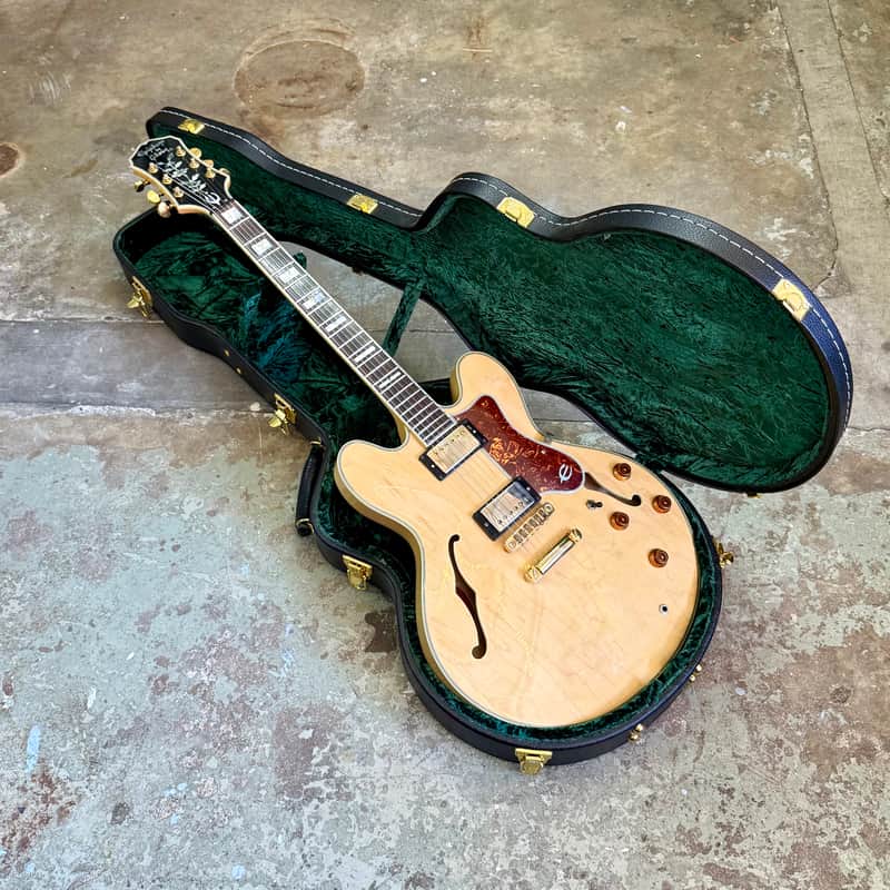Epiphone by Gibson Sheraton 1989 - Redburst original vintage MIK peerless image 1