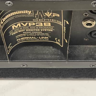 Community  MVP38 8 Ohm 200W RMS Two Way Stage Monitor Speaker 3 In Stock image 8