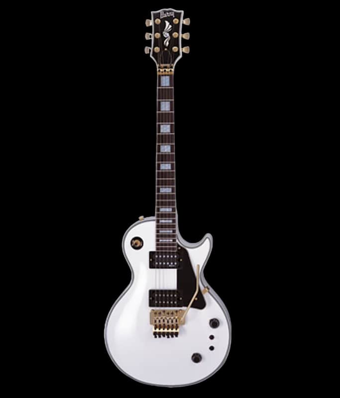 激レア　サスティナー搭載　Burny RLC-105s？レスポールカスタムモデル Burny RLC-105S Snow White w/ Floyd and Sustainer Electric Guitar
