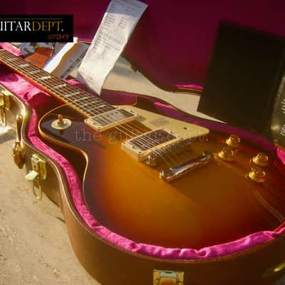 ✮PRISTINE!✮2017 Gibson Custom Shop Les Paul R8*1958 Reissue ✮BOURBON BURST✮8.9 LBS✮CUSTOMBUCKERS!✮58*R9 image 3