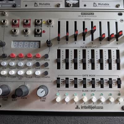 Intellijel Metropolis Complex Pitch / Gate Sequencer Eurorack Synth Module 2015 - 2020 - Silver image 2