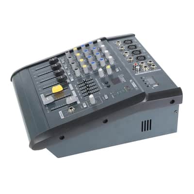 4-Channel Bluetooth Powered Audio Mixer – Digital Mixing Amplifier with USB/SD, 16 DSP Effects, 180W RMS image 2