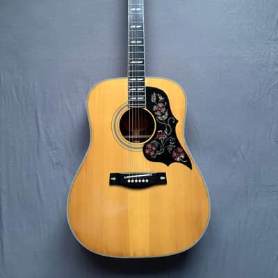 1970s Yamaha FG-401 Acoustic Dreadnought Guitar MIJ Orange Label
