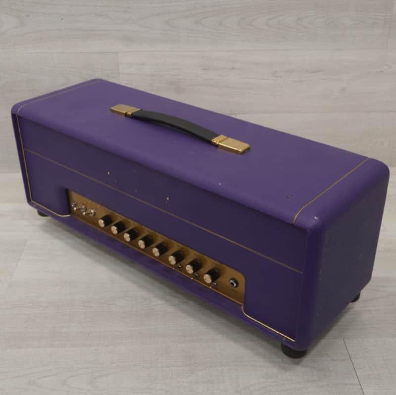 Ceriatone Chupacabra 50 Watt EL-34 Marshall Clone Hand-Wired Jose Arredondo Mod Purple Tolex image 1
