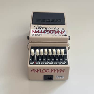 Boss GE-7 Equalizer Pedal - Analogman Pro Mod - EQ Effects Pedal with Box image 5