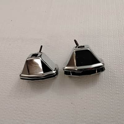 Ludwig 5/16” Bass Drum Curved Spur Mount Brackets….2 In Total… 1970’s…Chrome image 8