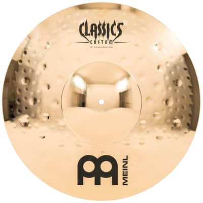 Meinl Cymbals CC-EM480 Classics Custom Extreme Metal Cymbal Set - 14" Hihat, 18" Crash, 20" Ride image 5