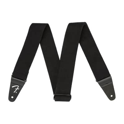 Fender SuperSoft Strap 2" Guitar Strap (Black) image 1