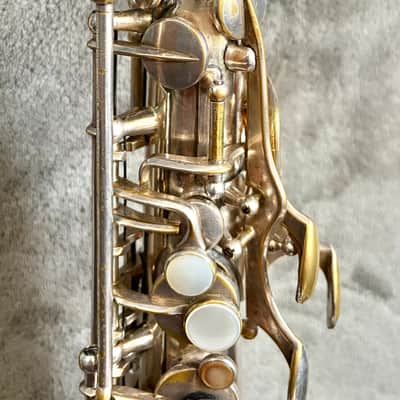 SELMER Balanced Action Alto saxophone JUST OVERHAULED 1938 - Silver plated Bild 8