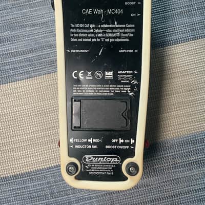 Dunlop MC404 CAE Custom Audio Electronics Wah image 5