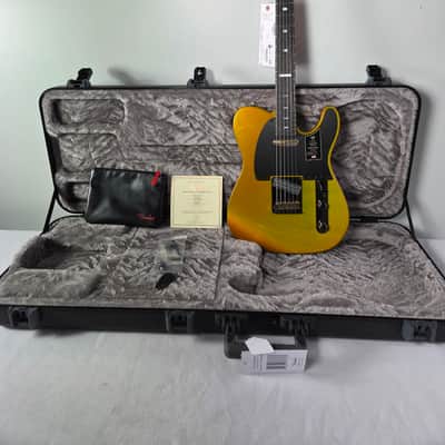 Fender 75th Anniversary American Ultra II Telecaster Liquid Gold W/Case image 1