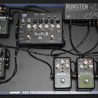 EBS Runsten Isolated Pedalboard Power Supply - 10 DC Outputs up to 900mA, Switchable 9V/12V, 2 USB Ports, Ultra-Low Noise, Universal 100-240V, Compact 310g image 3