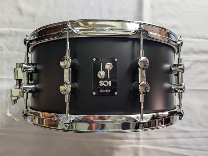 Sonor SQ1 Birch Snare Drum 14"x6.5" in GT Black image 1