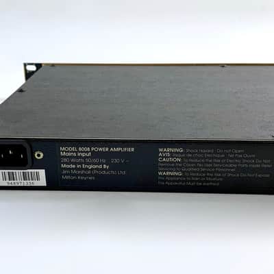 Marshall Valvestate Model 8008 80+80-Watt Guitar Power Amplifier 1998 - 2001 - Gold image 6