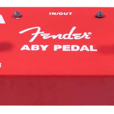Fender 2-Switch ABY Pedal Red image 5