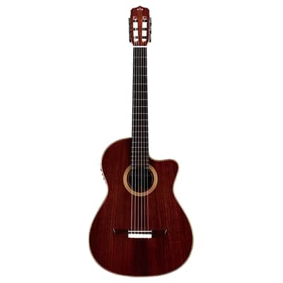 Cordoba Fusion 12 Cutaway A/E Nylon String Guitar - Rose II - B-Stock image 2