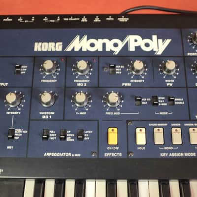 Korg Mono/Poly 1980s - Blue image 6