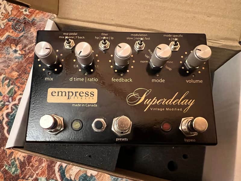 Empress Vintage Modified Superdelay Pedal | Reverb Canada
