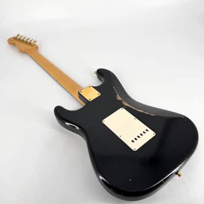 2004 Fender Custom Shop 1960 Stratocaster Relic – Black image 3