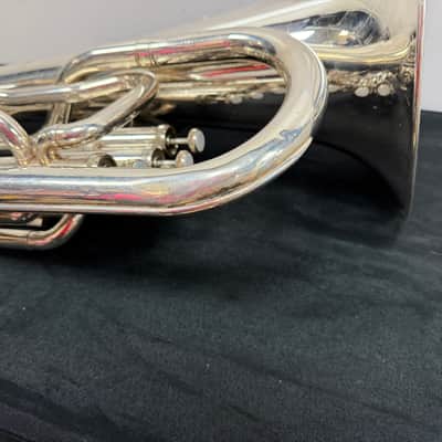 Used Yamaha YEP-321 Silver 4-Valve Bb Euphonium with SKB 375 Case Just Serviced image 19