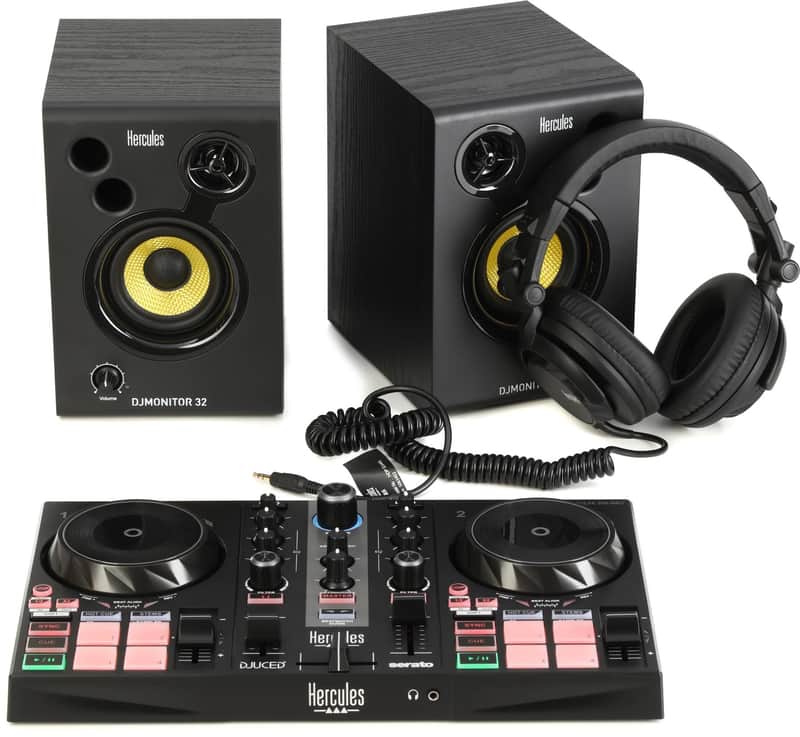 Hercules DJ DJLearning Kit MK2 Complete DJ System for Beginners image 1