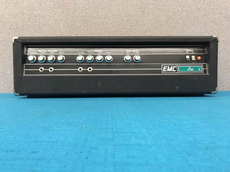 RARE - Vintage 70's EMC Leo Bass & Guitar Amp Head USA - Tested & Working image 1