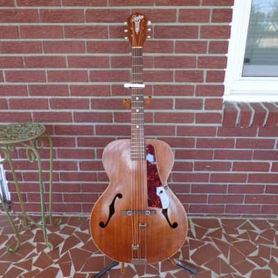 Kay Silvertone Mahogany Archtop Guitar w Case - Circa 1951 - All Hog image 2