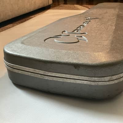 1980's Charvel Jackson Model Series Grey Chainsaw Bass Guitar Case image 3