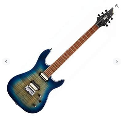 Cort KX Series 6-String Open Pore Cobalt Burst image 4