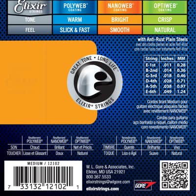 Elixir Electric Nanoweb 11-49 image 2