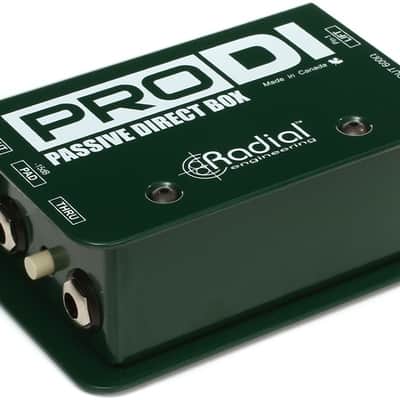 Radial Engineering ProDI Passive Instrument Direct Box Bass/Guitar/Synth Pro DI image 1