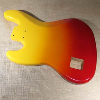 Body Tequila Sunrise Genuine 2025 Fender Player II Modified Active Jazz Bass V image 2